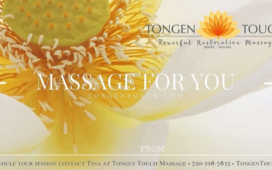 Denver massage therapy massage gift certificate