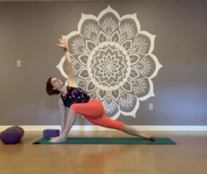 Tina yoga Tallahassee - revolved side plank